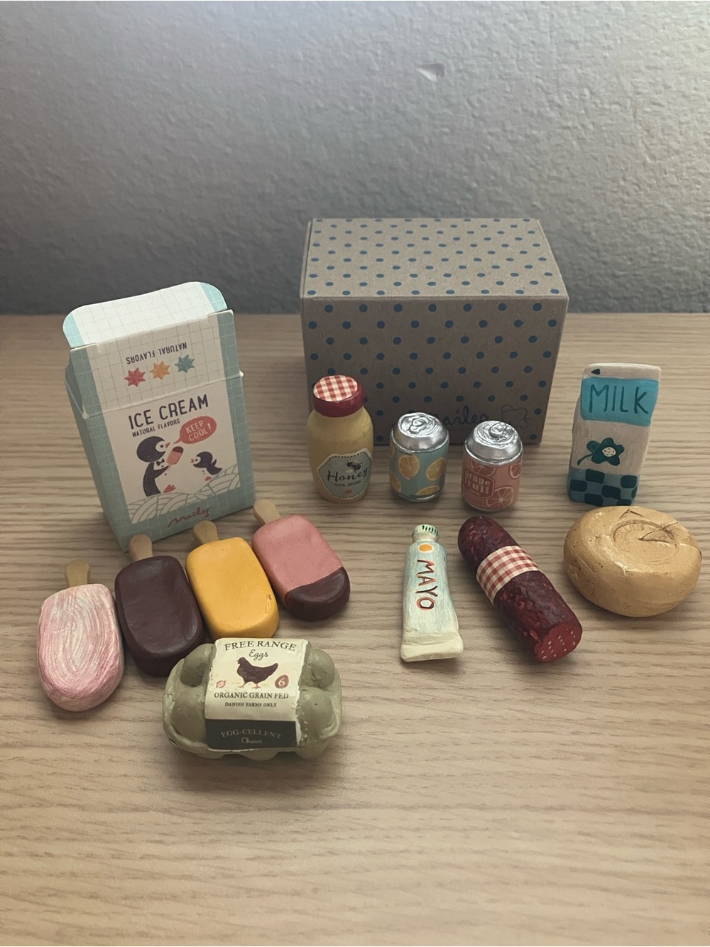 Maileg Miniature Grocery Box Set